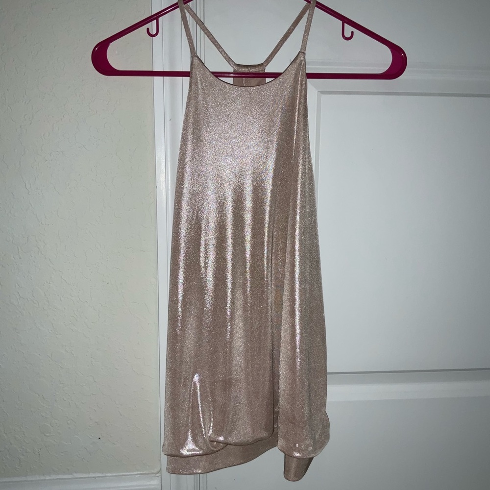 Express Shimmer New Years Tank